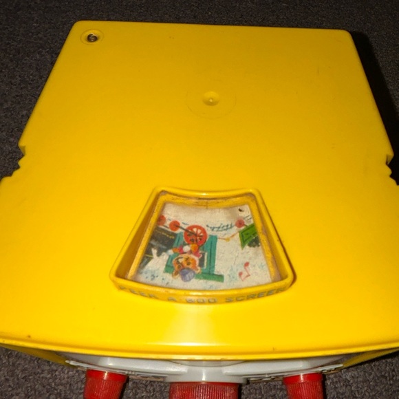 Fisher Price Music Box TV Peek A Boo Screen Vintage Toy Mary Had A Little Lamb - Picture 9 of 10